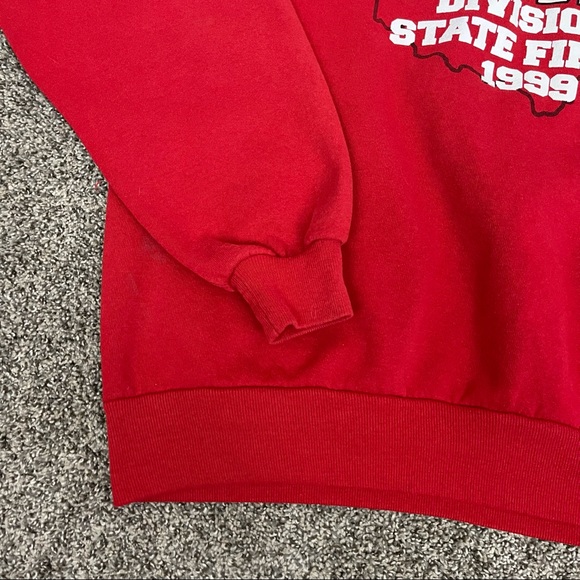 90s Wayne Football 1999 State Finals Sweatshirt 2X - Picture 8 of 11